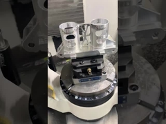 ملزمة الألومنيوم الزرقاء فكي تركيبات الخراطة اليدوية باستخدام الحاسب الآلي لقطع الضوء