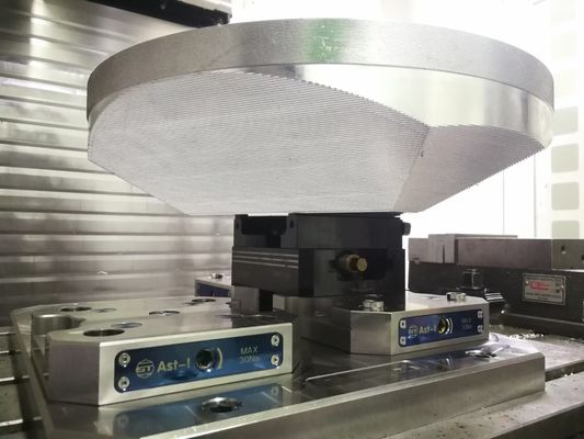 CNC Rotary Table Self Centering Vise 130mm Clamp Body Width Manual