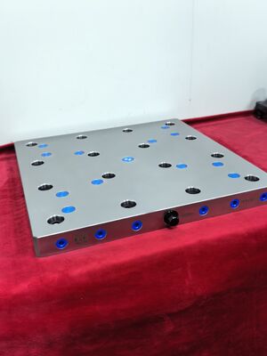 OEM 18KN القوة القفل 5 محور CNC مصراع التركيب CNC مصراع عقدة العمل تقدم استقرار قطعة العمل والتشديد في خطوط التصنيع