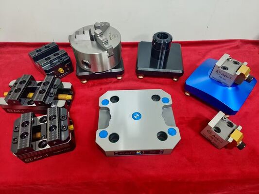 تركيبات محور فولاذية مقواة بقوة قفل 18KN لآلات CNC ذات 3/4/5 محور